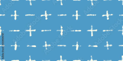 Doodle shapes background. Seamless pattern. Vector. らくがきイラストパターン