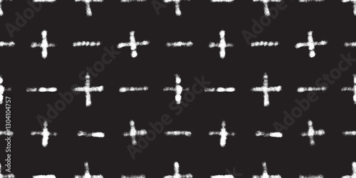 Doodle shapes background. Seamless pattern. Vector. らくがきイラストパターン