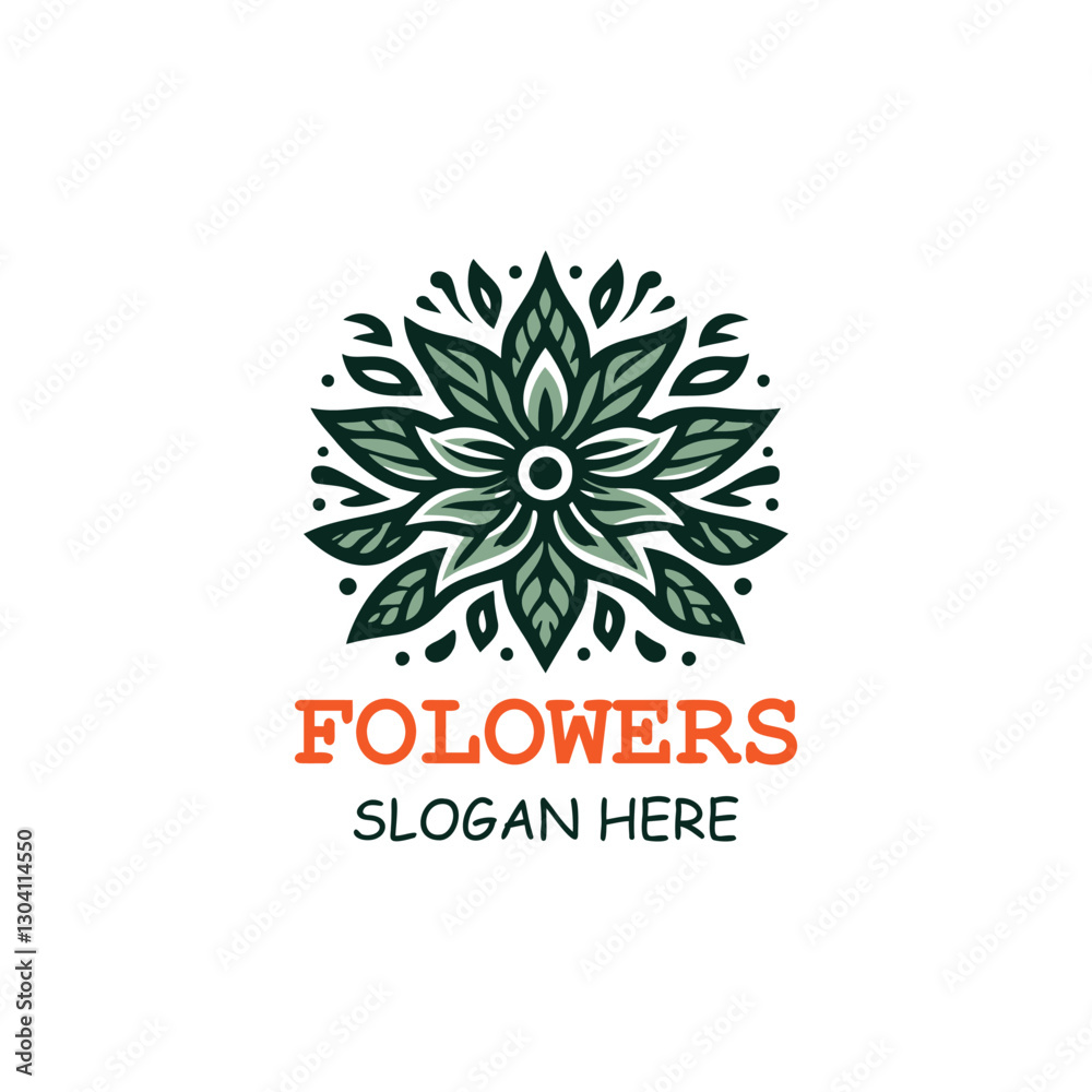 Obraz premium Flowers logo design