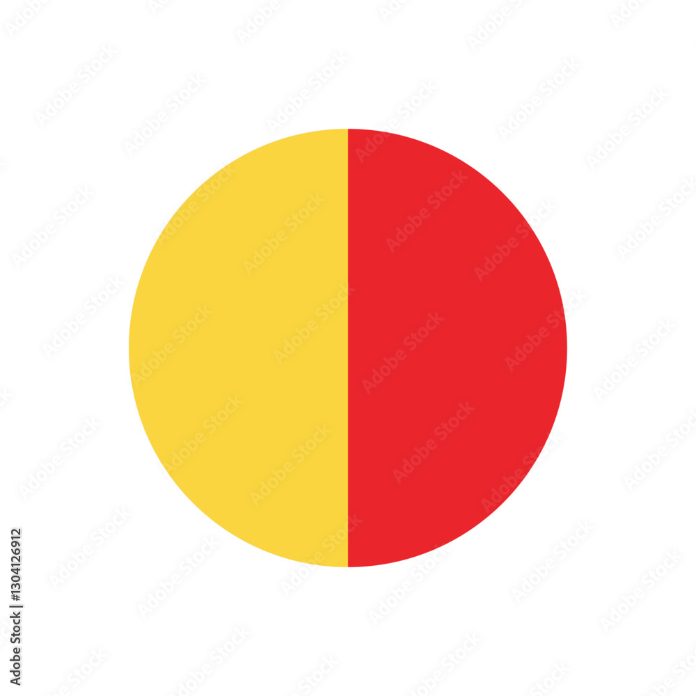 Fototapeta premium two-color circle