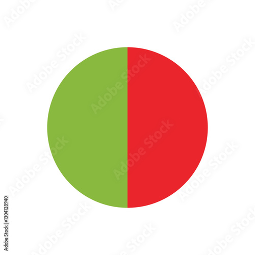 Free Download two-color circle - GFXLoad
