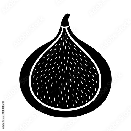 Fig silhouette vector