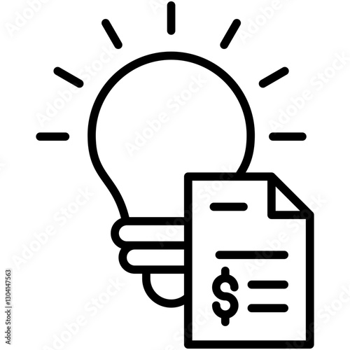 Electricity Bill Icon