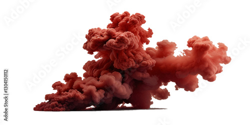 Digital red smoke art on  background Fog or smoke isolated special .mist or smog background
