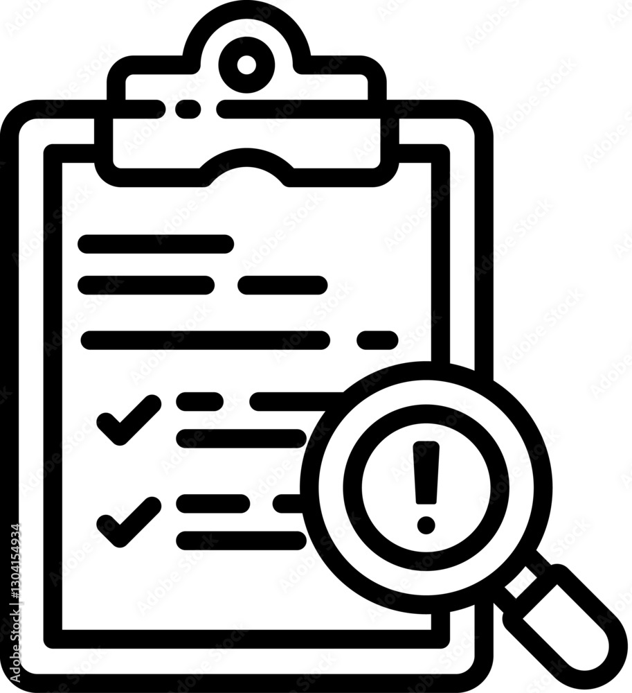 Risk Assessment Icon in Outline Style. Simple Vector Design. Simple Vector Outline Icon Risk Assessment Icon in Outline Style. Simple Vector Design. Simple Vector Outline Icon