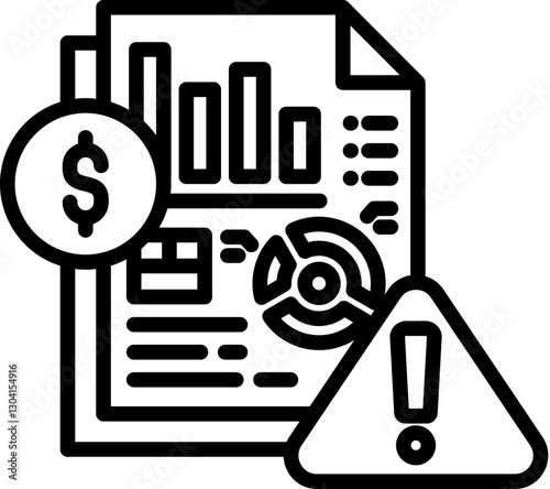 Mitigation Icon in Outline Style. Simple Vector Design. Simple Vector Outline Icon