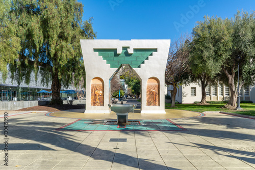 Obraz na płótnie University buildings in San Jose, California, USA. w salonie