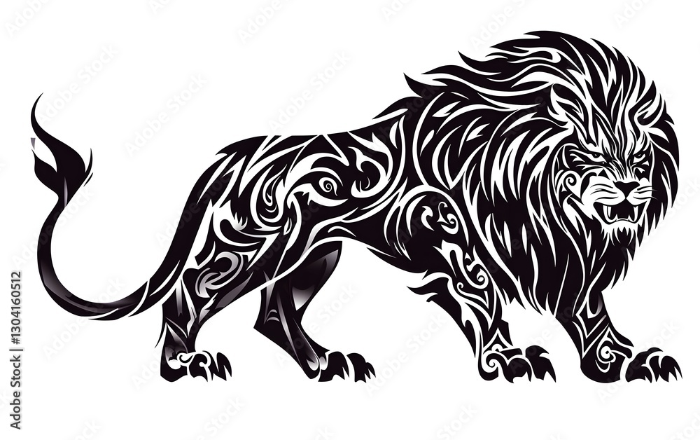 Fototapeta premium lion vector illustration