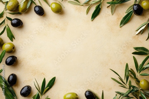 Stylish Olive Themed Invitation Card Design