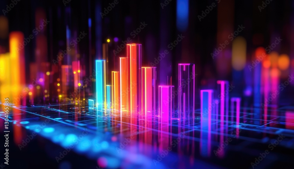 Neon city data visualization (1) Neon city data visualization (1)