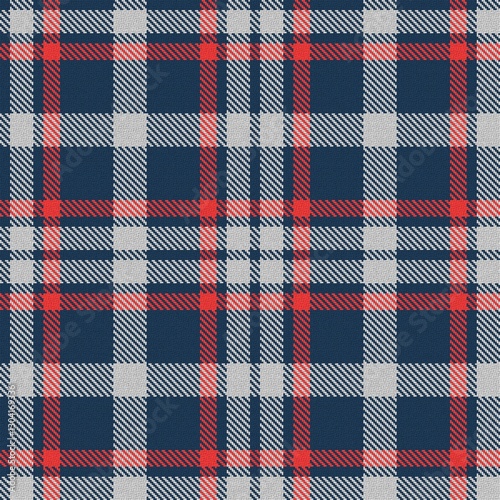 Seamless Tartan Digital Paper for Scrapbooks and crafts