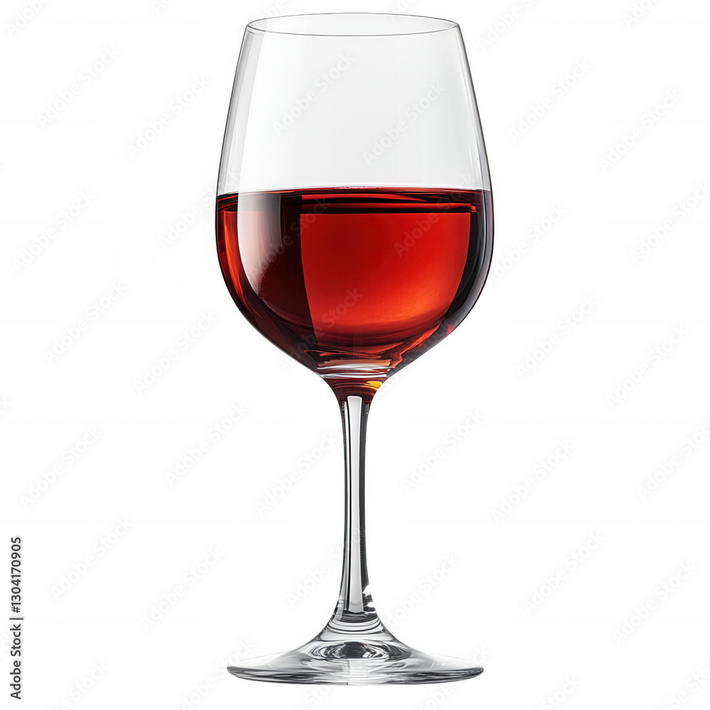 Glass of red wine with reflections isolated on white background.PNG Glass of red wine with reflections isolated on white background.PNG