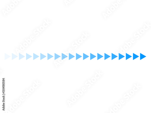 グラデーション連続矢印