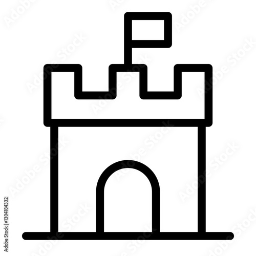 Sand Castle Icon