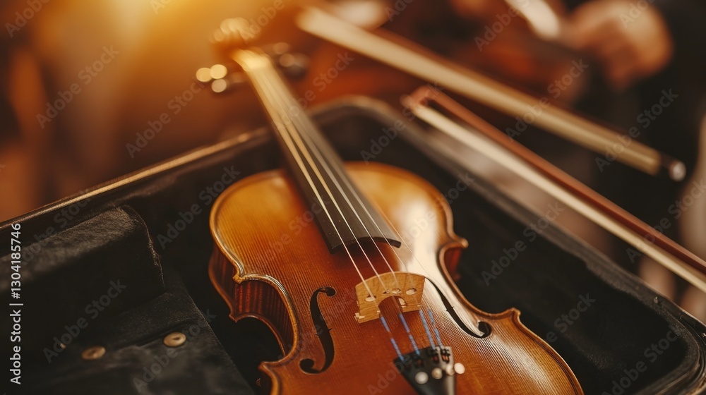 Violin in Case - Concert Hall