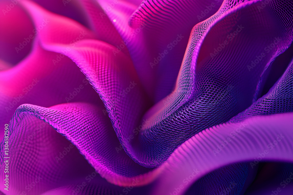Naklejka premium abstract waving purple background
