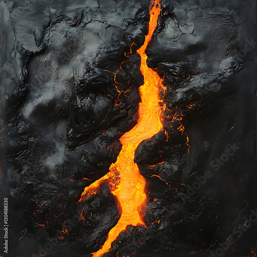  mesmerizing shot of the flowing lava and erupting ash plume from the Kilauea volcano in Hawaii