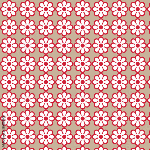 seamless pattern with flowers