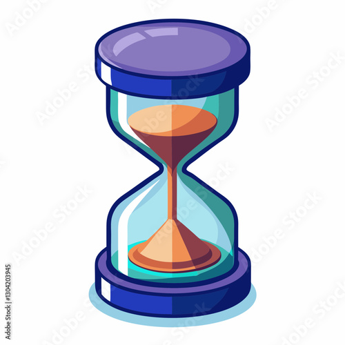 hourglass vector illustration