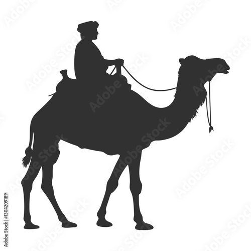 camels in the desert