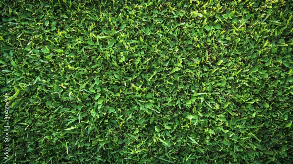 Close-up of lush green grass lawn with dense uniform texture Close-up of lush green grass lawn with dense uniform texture