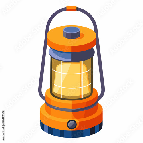 compact solar powered lantern