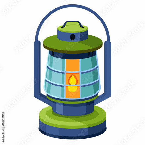compact solar powered lantern