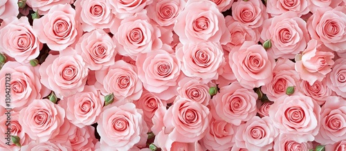 Fototapeta Naklejka Na Ścianę i Meble -  Pink Rose Bouquet Close-up