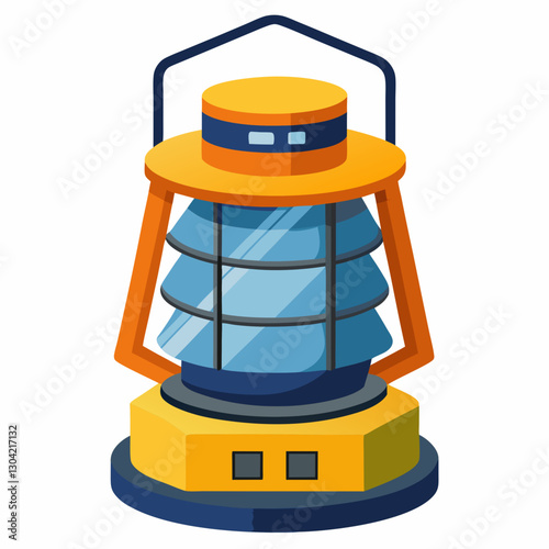 compact solar powered lantern
