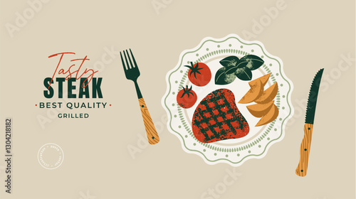  Black and red currant illustration. 