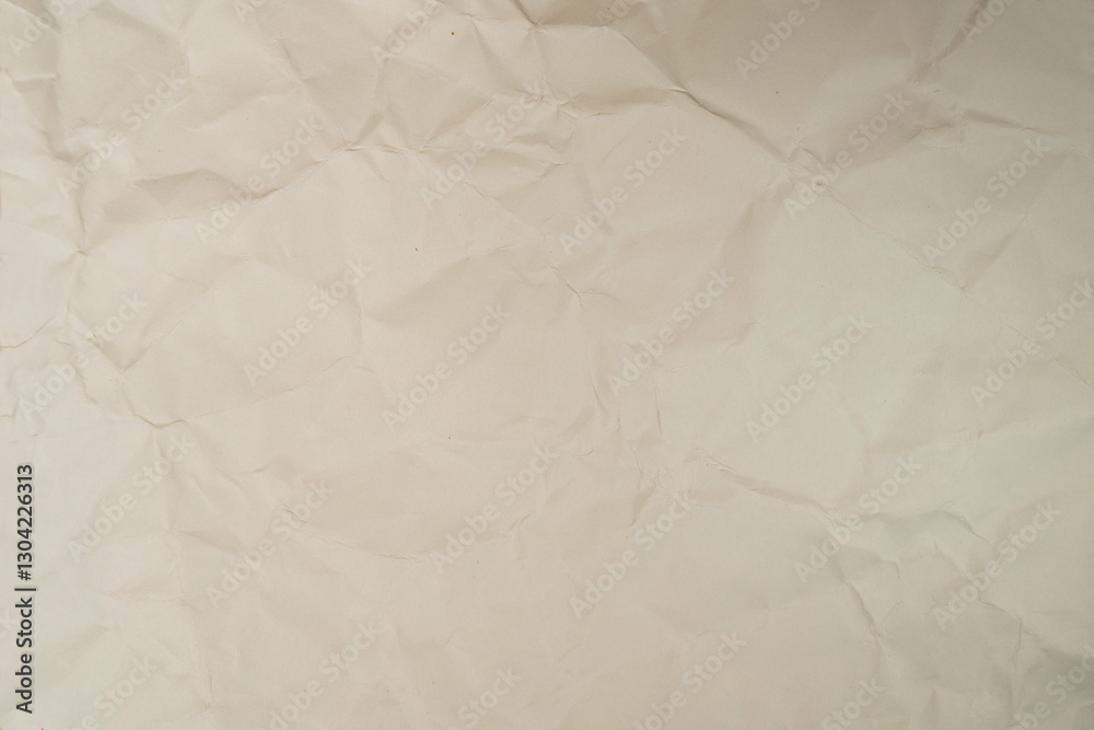 Obraz premium Crumpled Burgundy-Brown Recycled Paper Texture Background