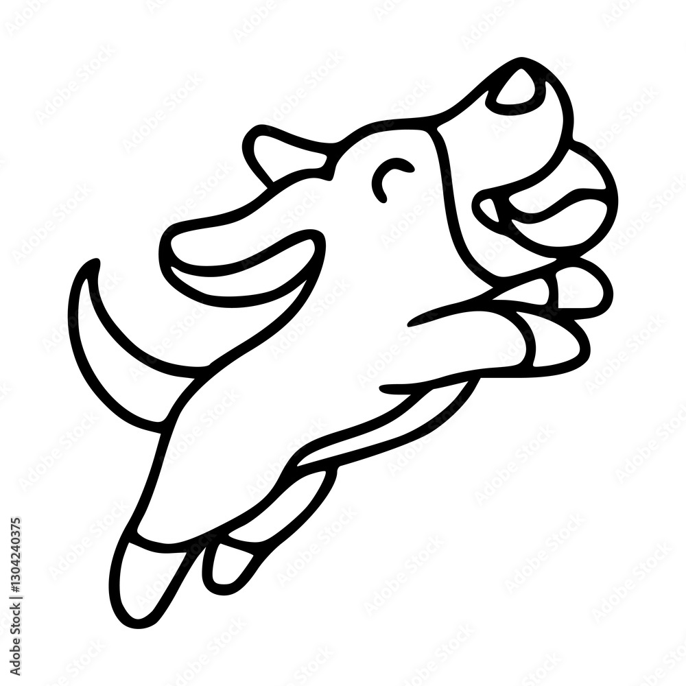 cute dog character vector illustration cute dog character vector illustration