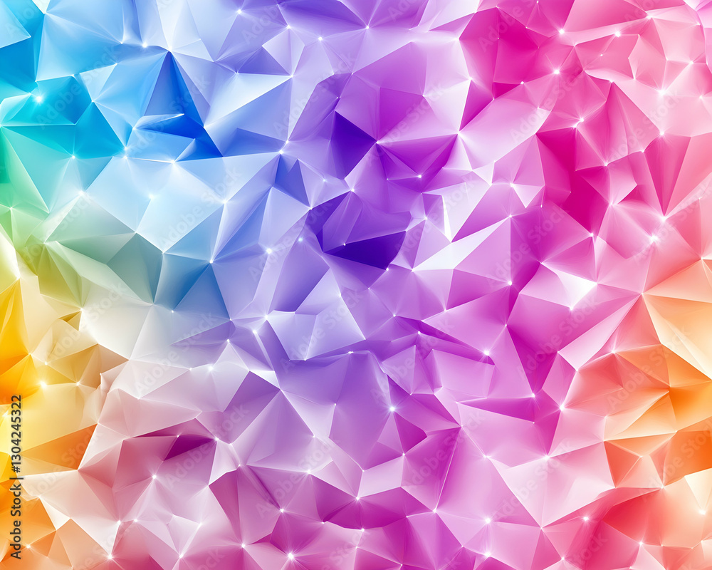 Obraz premium Colorful, Abstract Geometric Pattern