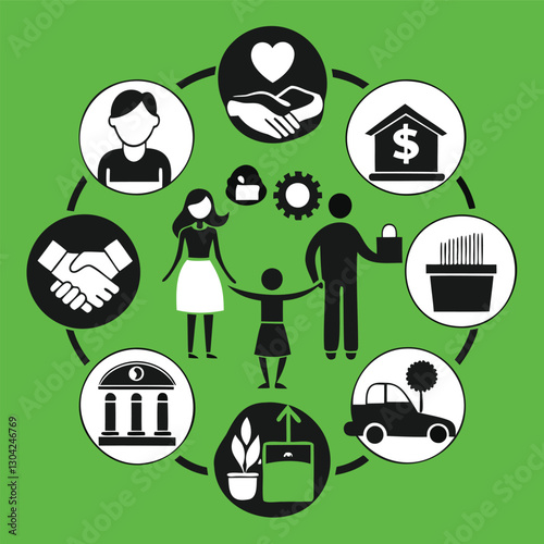 business icons set