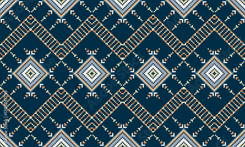 The sharp geometry of pixel fabrics offers a dynamic, digital look. Ideal for creating standout fashion pieces, accessories, or home textiles, it’s a modern twist on timeless patterns.