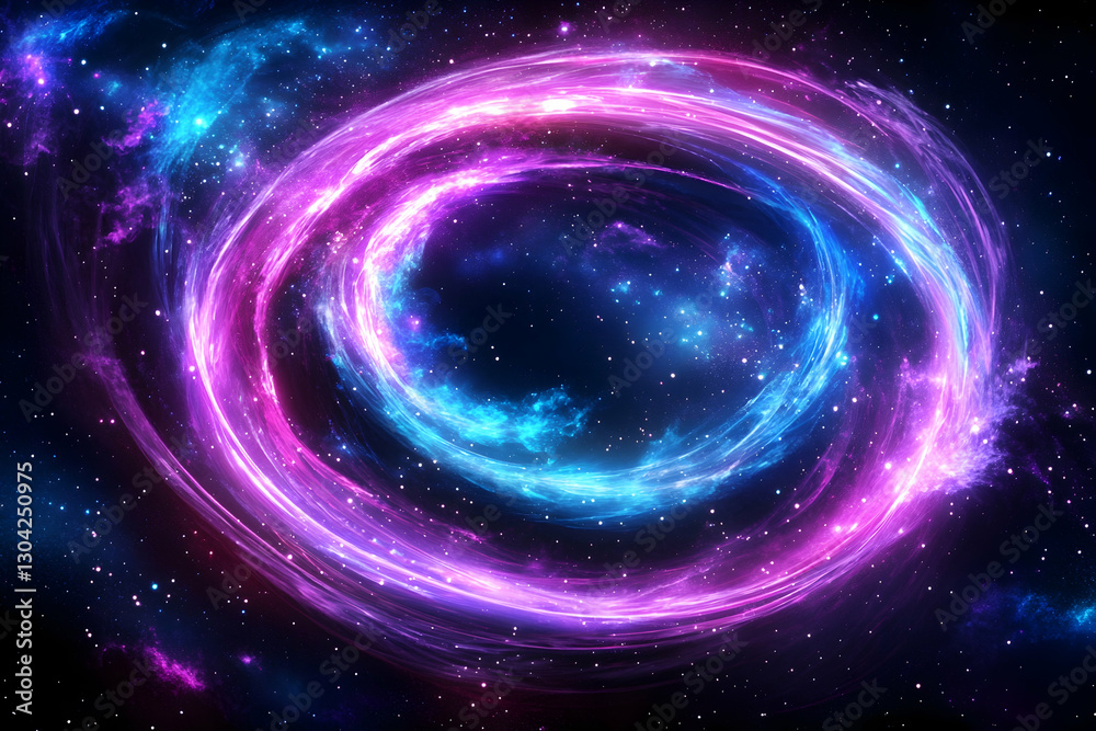 Cosmic Spiral Nebula Lightshow Cosmic Spiral Nebula Lightshow