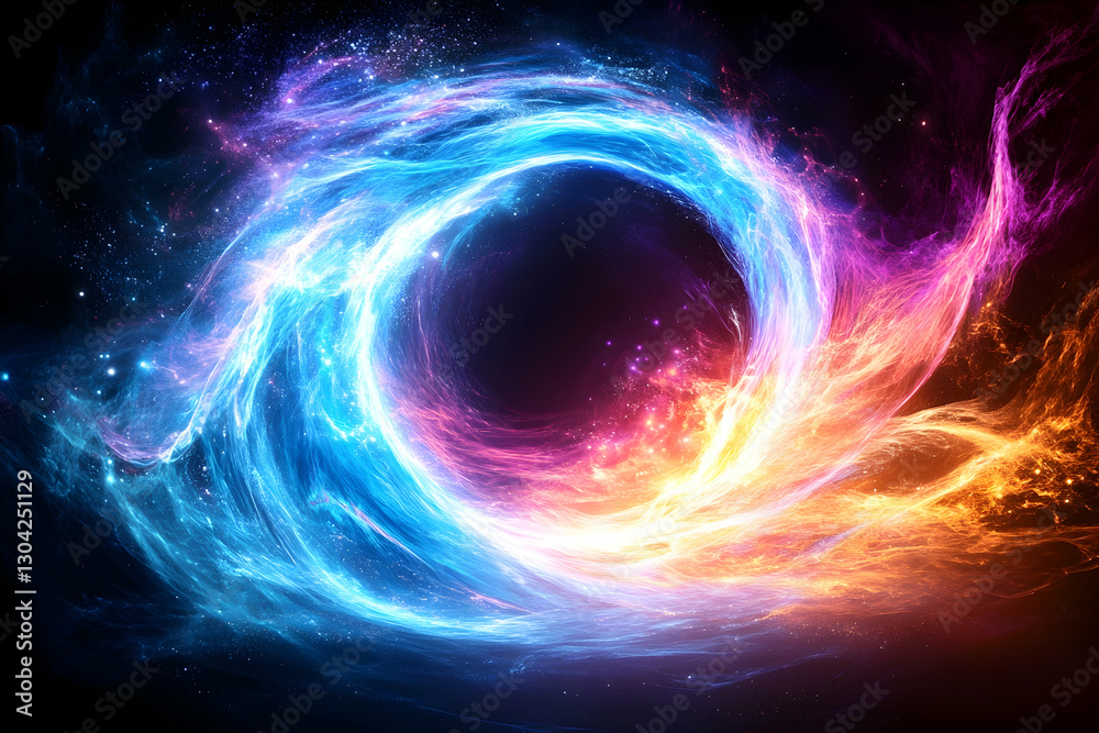 Cosmic Vortex of Fire and Ice Cosmic Vortex of Fire and Ice