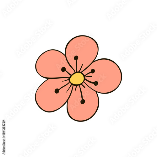 Textile template. Decorative folk element, decor