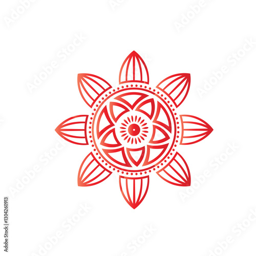 abstract flower design