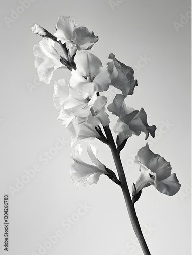 Obraz na płótnie Elegant Matthiola Incana – The Timeless Beauty of Stock Flowers w salonie