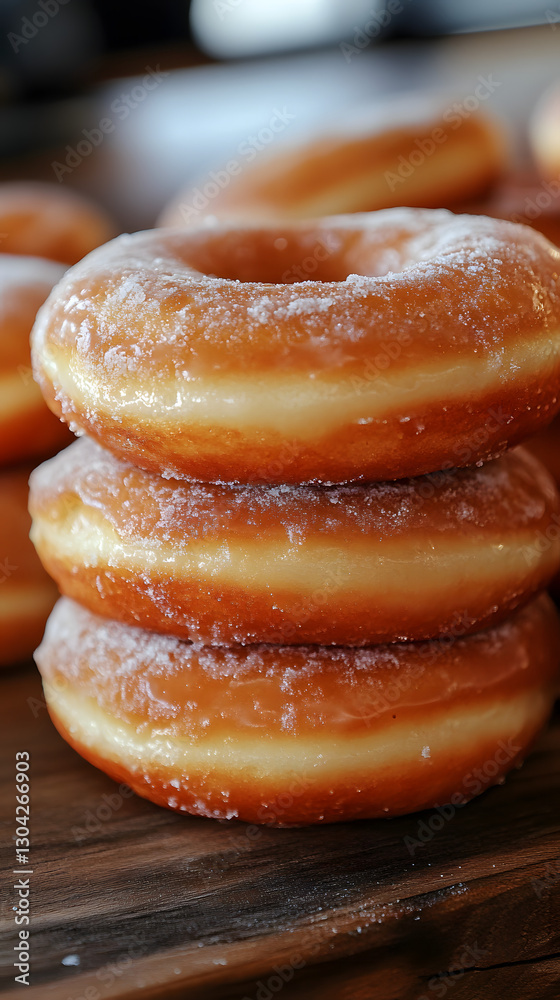 Ultra-Realistic Krispy Kreme Donut in a Vintage Bakery – A Minimalist UGC Aesthetic