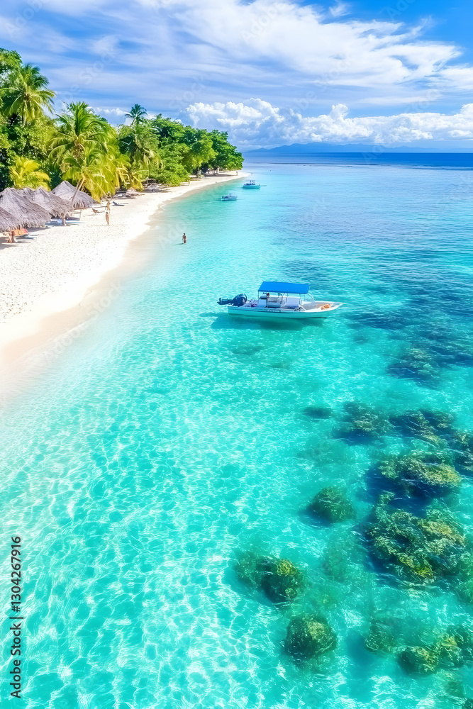 Fototapeta premium Tropical Island Beach Paradise