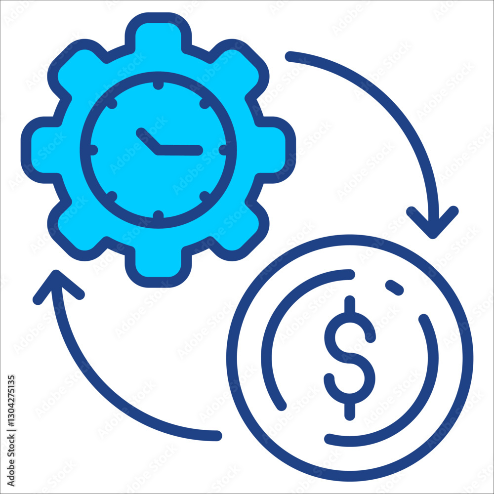 Effectiveness Simple Icon Vector Illustration Concept Effectiveness Simple Icon Vector Illustration Concept