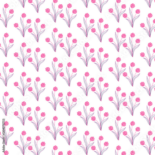 seamless pattern with hearts