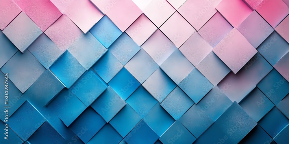 Blue and pink textured background with 3D diamond pattern. Perfect for modern designs, wallpapers, and creative projects. Vibrant and eye-catching Blue and pink textured background with 3D diamond pattern. Perfect for modern designs, wallpapers, and creative projects. Vibrant and eye-catching