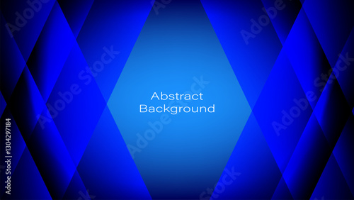 Modern Blue Abstract Background Presentation Design for Business and Technology Institution.
