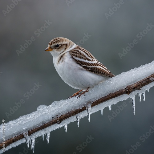 robin on snow