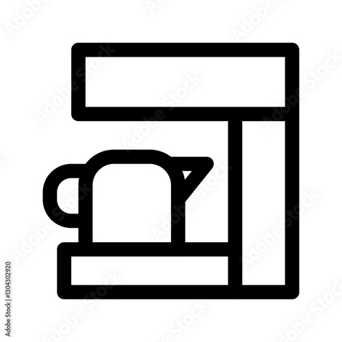 Kitchen thin icon