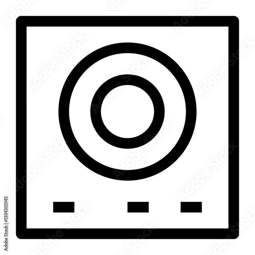 Kitchen thin icon
