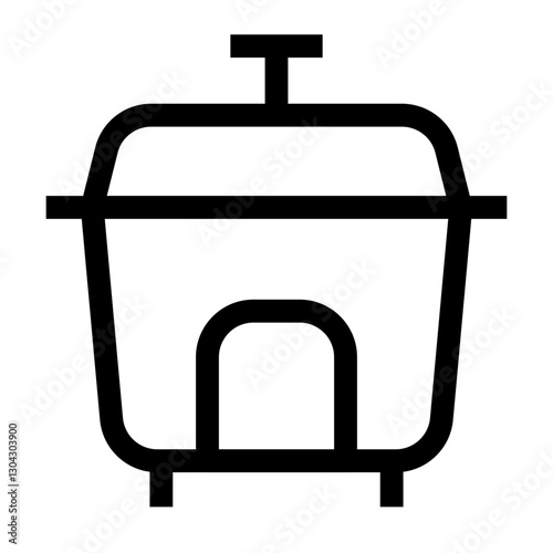 Kitchen thin icon